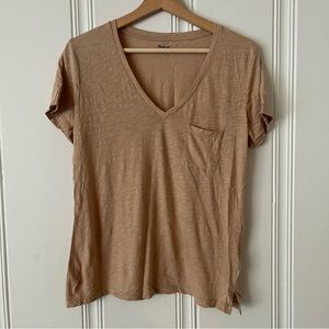 NWOT Madewell Whisper Cotton V-Neck Tee